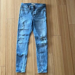 Madewell 9” high rise skinny